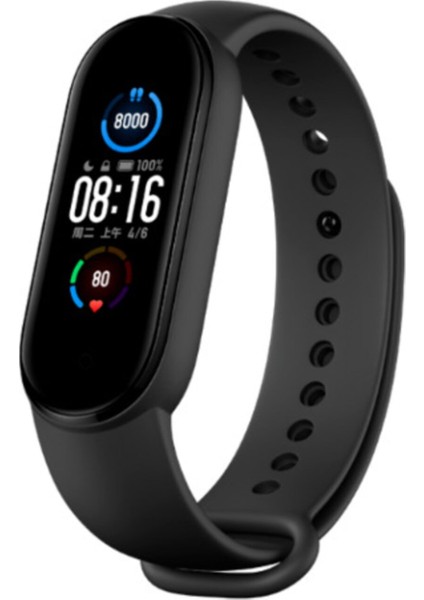 Tekno Trust Siyah Mi Band 5 Akıllı Bileklik Siyah Global Versiyon Xm-Mıband5 Resmi Distribütör Garantili Yo