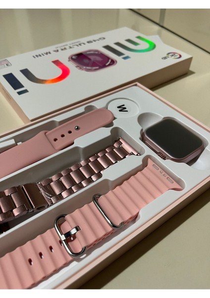 Tekno Trust 41 mm Kadınlar Için G49 Ultramini 41 mm Rose Kasa Konuşma Özellikli 3 Kordon Pembe 400-500 Mah Itha
