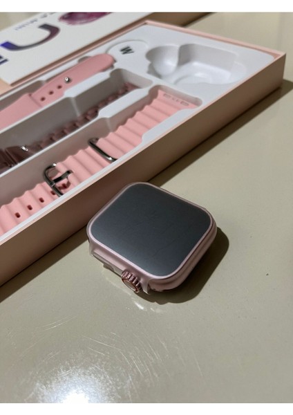 Tekno Trust 41 mm Kadınlar Için G49 Ultramini 41 mm Rose Kasa Konuşma Özellikli 3 Kordon Pembe 400-500 Mah Itha modelleri