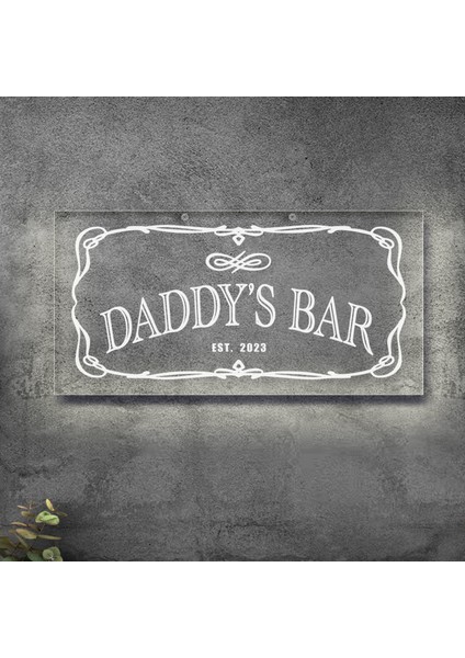 Kişiye Özel Isimli Akrilik Bar TABELASI(38X19CM)-62, Home Bar Tabela, Duvar Dekoru indirimleri
