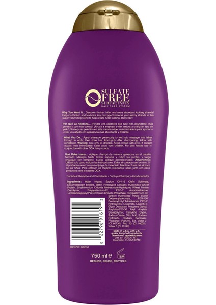 Biotin Collagen Şampuan 750ML