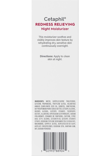 Cetaphil Redness Relieving Gece Nemlendiricisi 50ml