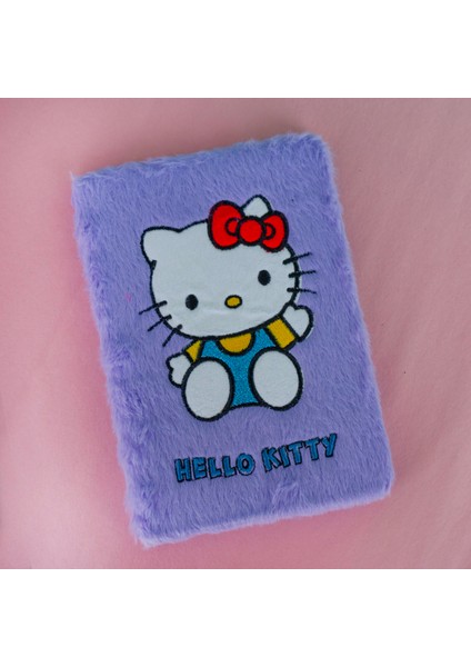 Hello Kitty Tasarımlı Çizgili Yeni Model Defter