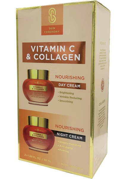 Vitamin C & Collagen Gece ve Gündüz Kremi Ikili Set 2X50ML