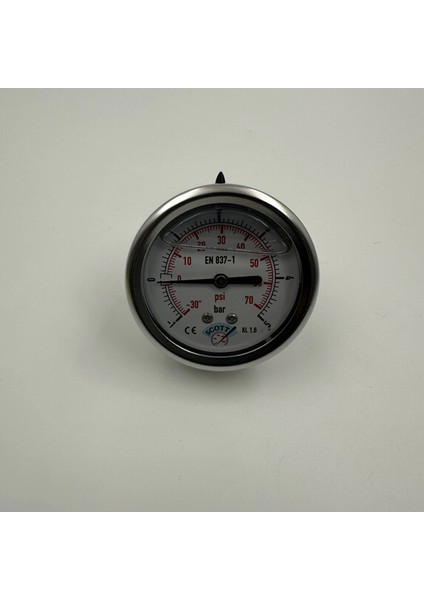 Ø 63 -1 + 5 Bar 1/4 Gliserinli Arka Çıkışlı Manometre modelleri