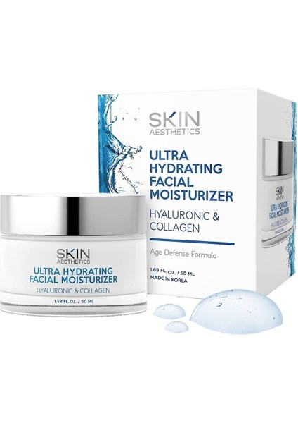 Hyaluronic & Collagen Nemlendirici Yüz Kremi 50ml