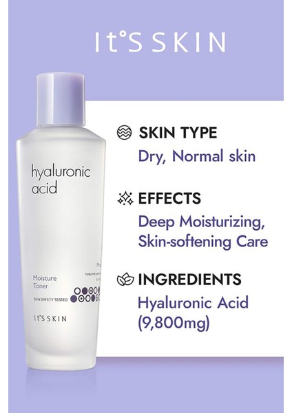 Its Skin Hyaluronic Acid Nemlendirici Tonik 150ML fiyatları
