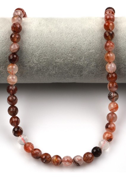 Himalaya Kuvars Doğal Taş Dizi 8 mm Fasetli Küre Kesim fiyatları