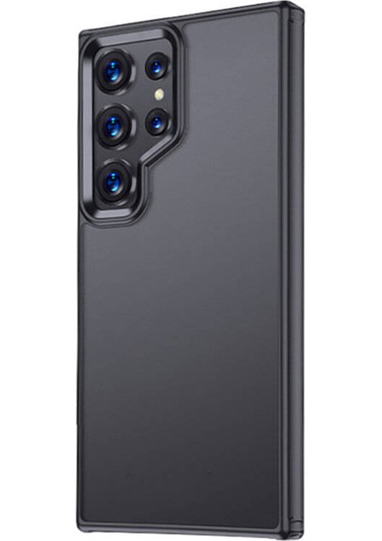 Samsung Galaxy S24 Ultra Uyumlu Kılıf Kamera Korumalı Sert Pc Soft Yüzey Volks Kapak