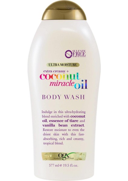 Extra Creamy + Coconut Oil Miracle Vücut Şampuanı 577ML