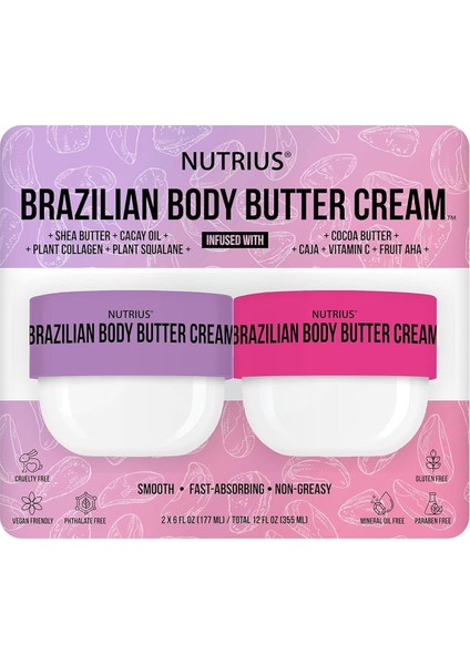 Brazilian Body Butter Vücut Kremi Seti 2 Parça