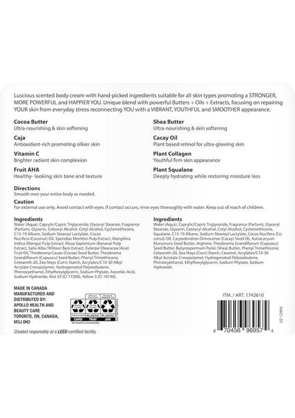 Brazilian Body Butter Vücut Kremi Seti 2 Parça