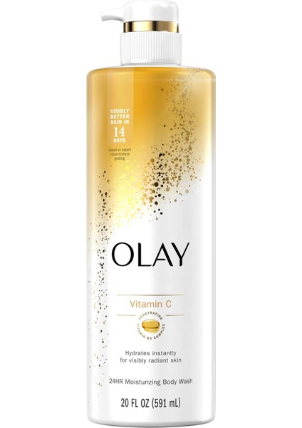 Vitamin C ve B3 Vitamini Içerikli Nemlendirici Vücut Şampuanı 591ML