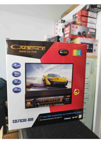 CD7830 Indash Teyp 3 Anfi Çıkışlı USB Aux Bluetooth Geri Görüş Kamerası Hediyeli