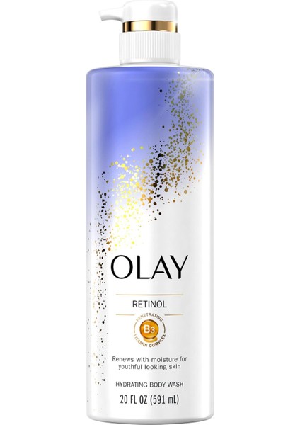 Retinol ve B3 Vitamini Içerikli Nemlendirici Vücut Şampuanı 591ML