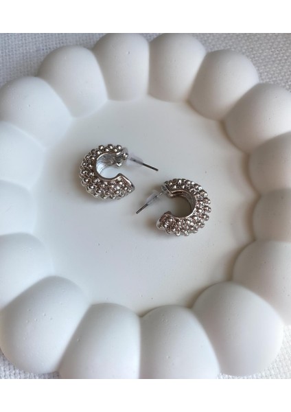 Kadın Küpe Tombul Tırtık Küpe modelleri