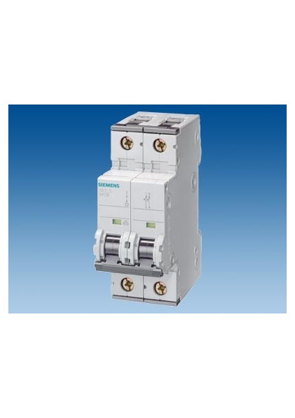 5SY6232-7 Miniature Circuit Breaker 400 V 6ka, 2-Pole, C, 32 A, D=70 mm