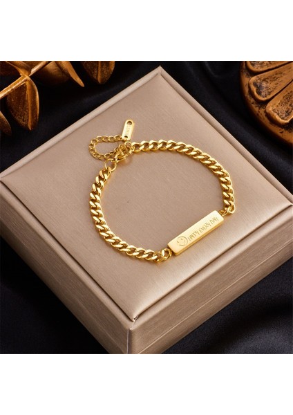 Happy Everyday Zincir Gold Çelik Bileklik fiyatları