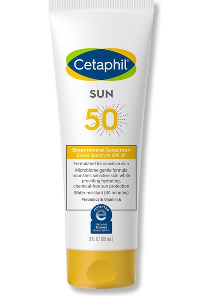 Cetaphil Sun SPF50 Mineral Güneş Kremi 89ML