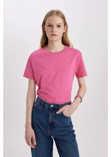 Giyim Odam Bisiklet Yaka Kısa Kollu Tişört modelleri