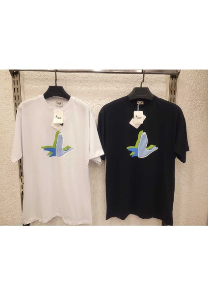Giyim Odam Kuş Baskılı Tshirt