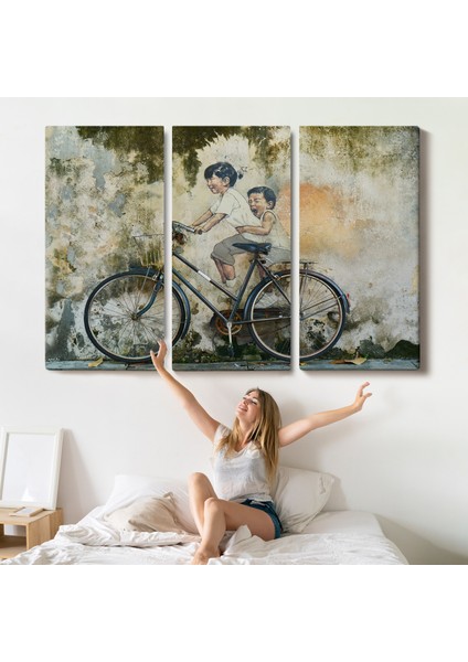 Graffiti Çocuk Bisiklet TABLOSU-7241 indirimleri