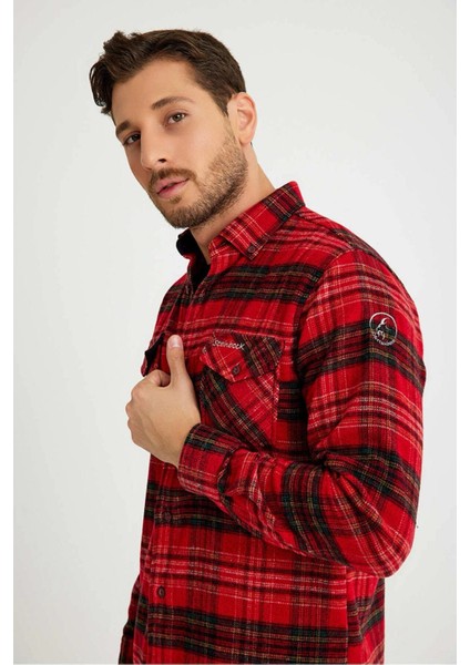 Q Steinbock Pegasus Erkek Outdoor Polarlı Oduncu Gömlek 80511 indirimleri