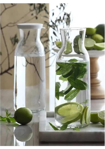 Tekli Karaf Su Şişesi PK-0002MY Beyaz VRA889 fiyatları