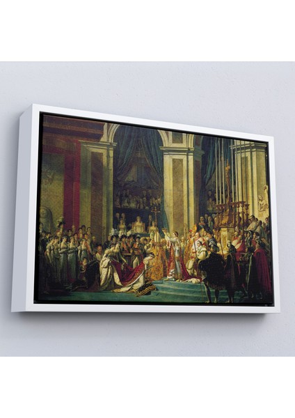 Çerçeveli Jacques-Louis David - Napolyon'un Taç Giyme Töreni TABLO-7082