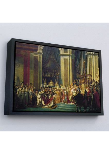 Çerçeveli Jacques-Louis David - Napolyon'un Taç Giyme Töreni TABLO-7082