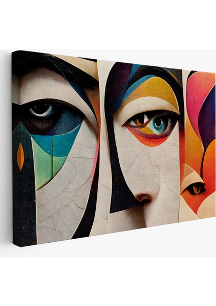 Soyut Yüzler TABLOSU-7217