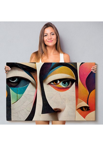 Soyut Yüzler TABLOSU-7217 fiyatları