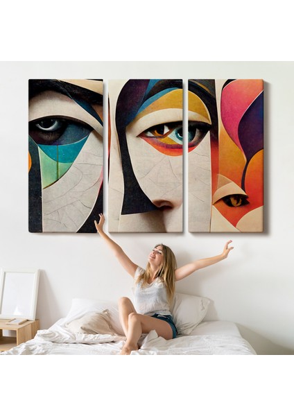 Soyut Yüzler TABLOSU-7217 indirimleri