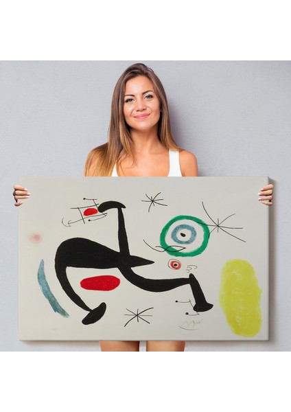 Joan Miro - Tosca Şarkısını Söyleyen Geyik TABLO-7089 fiyatları