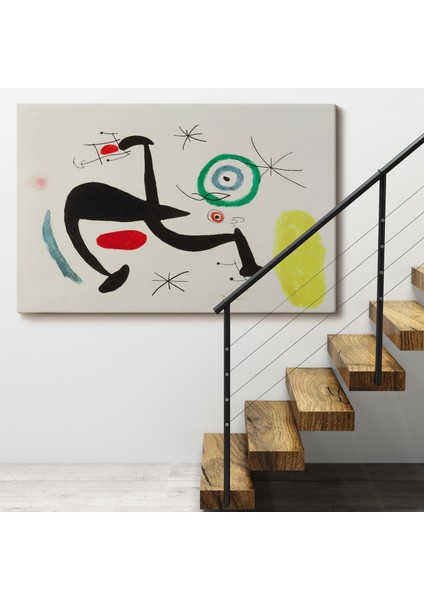 Joan Miro - Tosca Şarkısını Söyleyen Geyik TABLO-7089 fırsatları