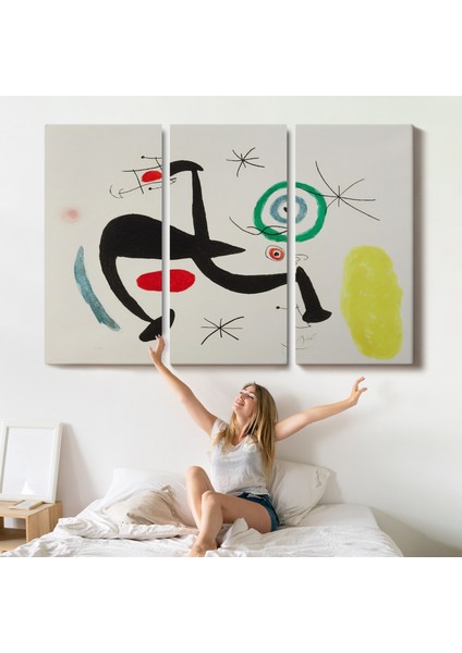 Joan Miro - Tosca Şarkısını Söyleyen Geyik TABLO-7089 indirimleri