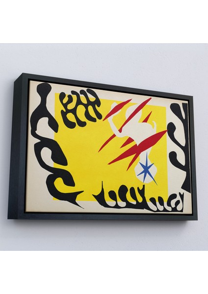 Çerçeveli Henri Matisse- Caz'dan Beyaz Filin Kabusu TABLO-7079 modelleri