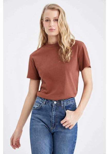 Giyim Odam Bisiklet Yaka Kısa Kollu Tişört