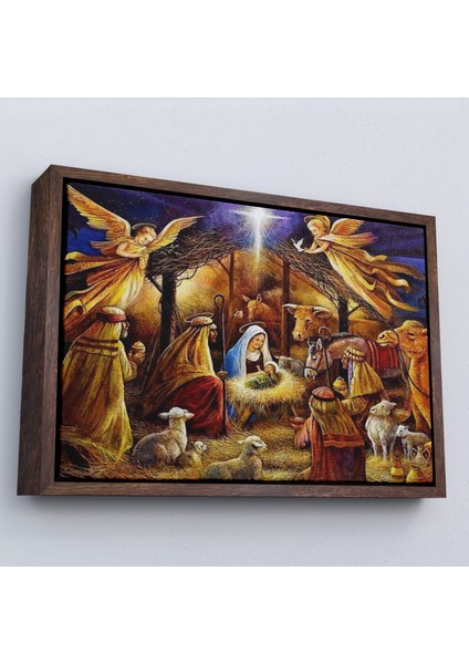 Çerçeveli Hz Isanın Doğuşu Tablosu - Hırıstiyan HEDIYESI-7205 fiyatları