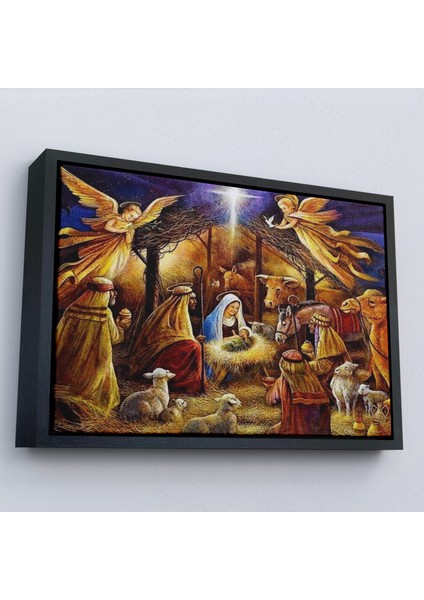 Çerçeveli Hz Isanın Doğuşu Tablosu - Hırıstiyan HEDIYESI-7205 fırsatları