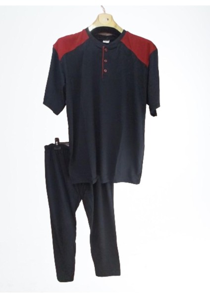 Erkek Battal Kısa Kol Pijama Takım 8558