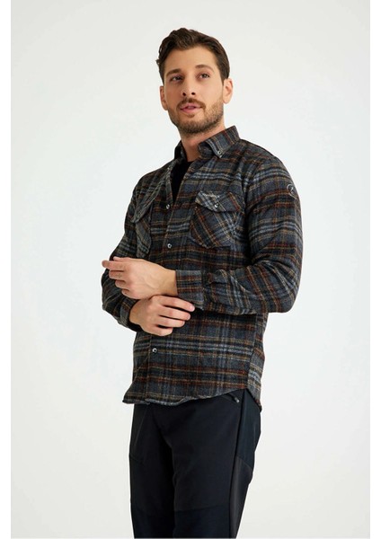 Q Steinbock Pegasus Erkek Outdoor Polarlı Oduncu Gömlek 80511 modelleri