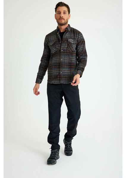 Q Steinbock Pegasus Erkek Outdoor Polarlı Oduncu Gömlek 80511