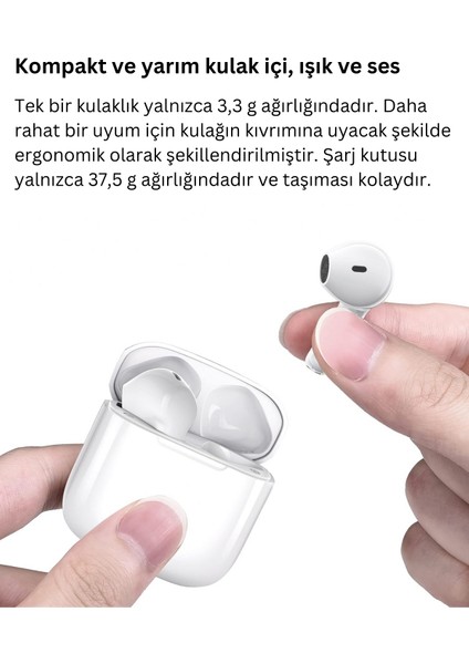 A33 Çağrı Gürültü Engelleyici Özellikli Bluetooth 5.3 Tws Kulaklık
