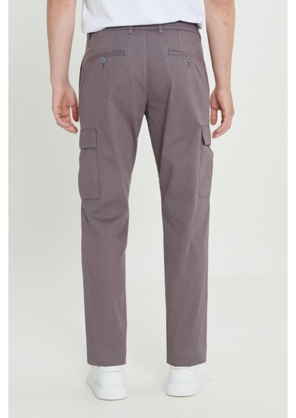 Comfort Fit Rahat Kesim Pamuklu Esnek Yan Cepli Kargo Pantolon indirimleri