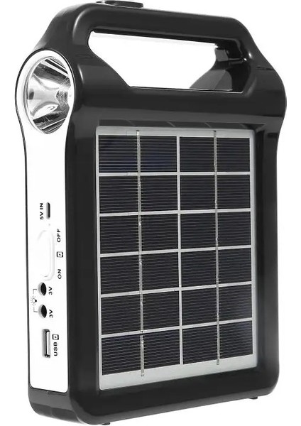 Kamp Lambası Solar El Feneri Güneş Enerjili Kamp Feneri Şarjlı Powerbank Kamp Çadır Lambası