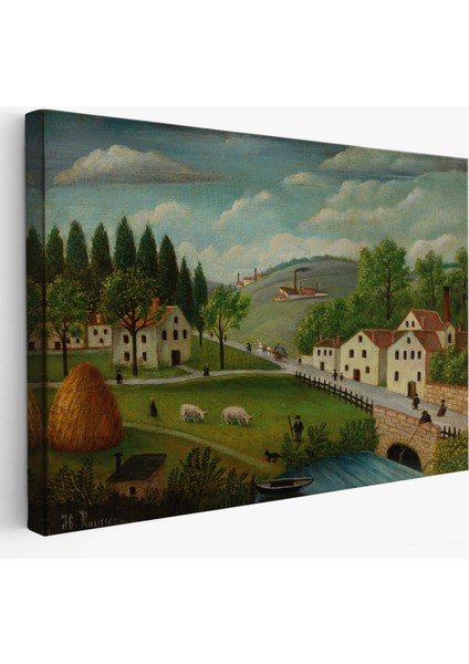 Rousseau - Bebek Arabaları Pastoral TABLOSU-7108