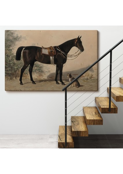 Emil Volkers'ın Ahırdaki At TABLOSU-7027 fırsatları