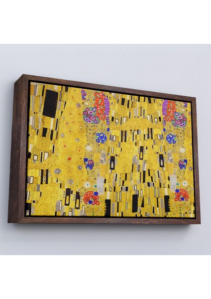 Çerçeveli Gustav Klimt - Öpücük TABLO-7085