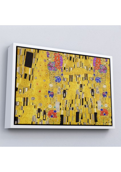 Çerçeveli Gustav Klimt - Öpücük TABLO-7085